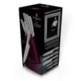 thumbnail image 4 of 6-Piece Knife Set w/ Stainless Steel Stand Kikoza Purple Collection, 4 of 4