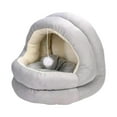 thumbnail image 2 of Cama para tienda de campaña para gatos, interactiva para perros pequeños, antideslizante, cómoda, privacidad para gatos, gatos de interior o perrera p L, 2 of 10
