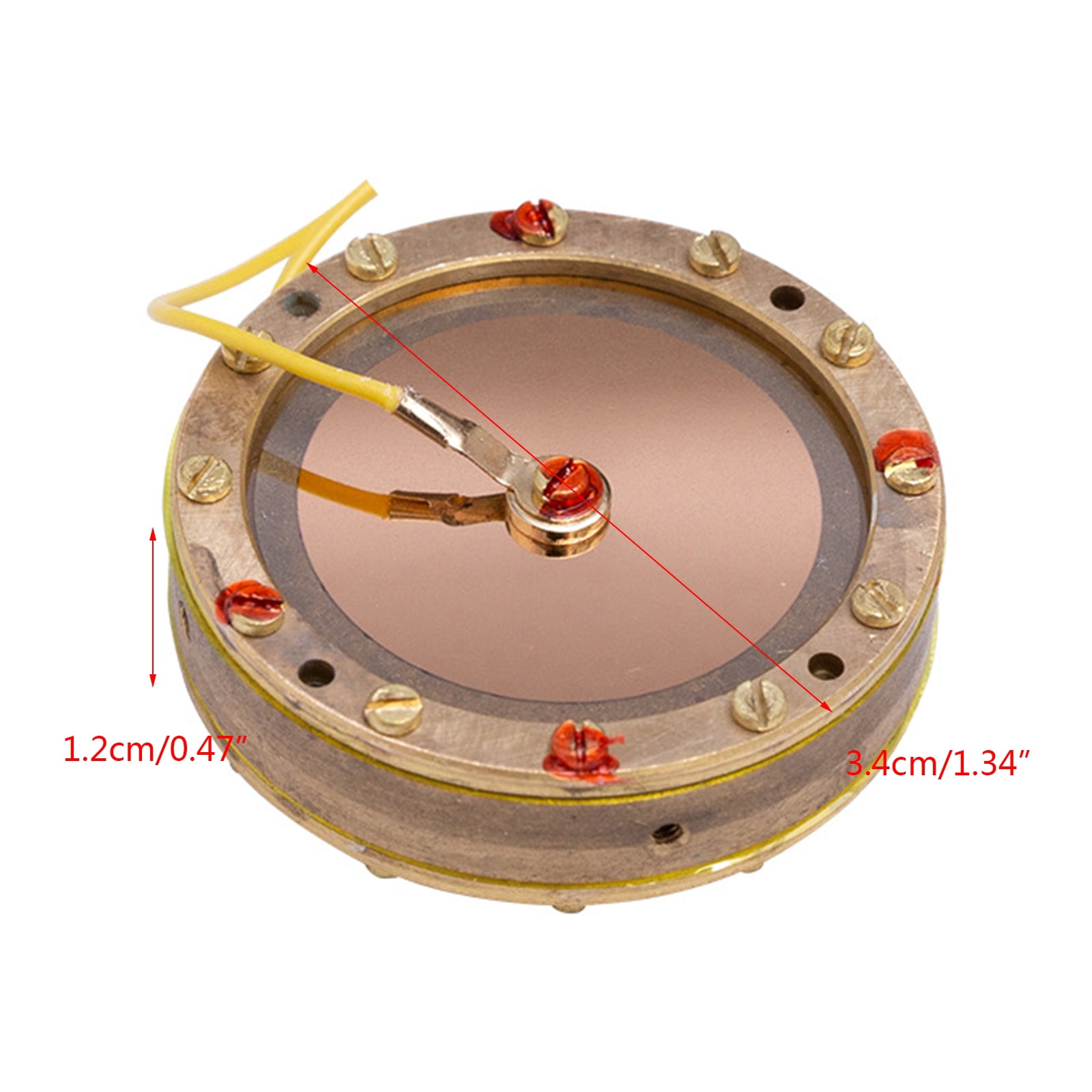 Zeiwohndc Precise Machinery Brass Microphone Diaphragm Home Recording Mic Replacements