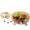 Brown, variant on Luxury Crystal Glass Fruit Plate, High End Living Room Serving Tray, Modern Crystal Dry Fruit Platter for Home Decor