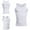 White Deals, variant on up to 65% off karymi Male Shaper Tank Slim Underwaist for Men Body Shaper Compression Shirt Travel Essentials Birthday Gifts for Men Camping Gear