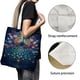 thumbnail image 3 of Pavo Real Bolso de tela con estampado de lienzo para mujer, bolsa de compras reutilizable y estética, con cremallera interior, regalo para mujer,38*45cm., 3 of 6