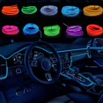 thumbnail image 2 of interior Del Coche Lámparas Decorativas Atmósfera Tiras De Luz Fría Lámpara Decorativa panel Consola auto led Luces Ambientales huangjie unisex, 2 of 2