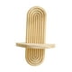 thumbnail image 2 of Estante de pared de madera estilo bohemio con arcoíris, decorativo, elegante, para guardería, resistente y flotante. 19.8cmx30cm, 2 of 9