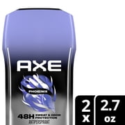Axe Antiperspirant Deodorant for Men Phoenix, 2.7 oz Twin Pack