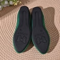 thumbnail image 4 of SuTry Women's Round Toe Flats 3D Heart Applique Slip On Soft Comfortable Casual Walking Shoes(36), 4 of 9