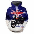 thumbnail image 2 of Sudadera con capucha para hombre con estampado 3D de patrón de motocicleta, moda de carreras callejeras, personalidad, tendencia, clásica, informal, holgada, cómoda, ropa superior, 2 of 4