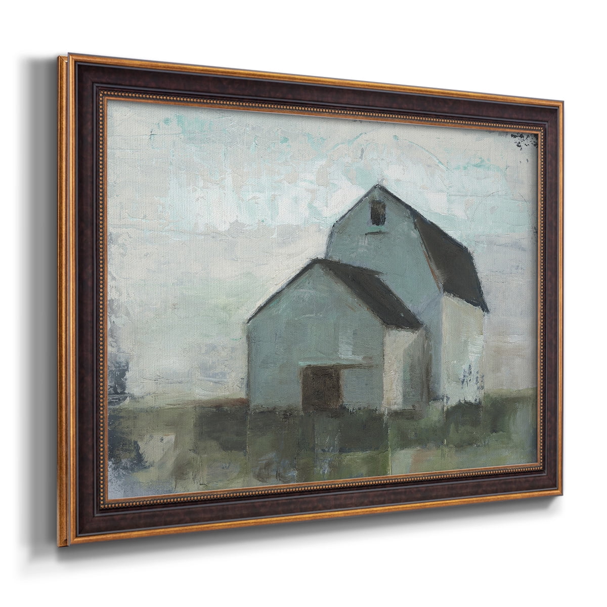 Barn at Sunset I Premium Framed Canvas- Ready to Hang