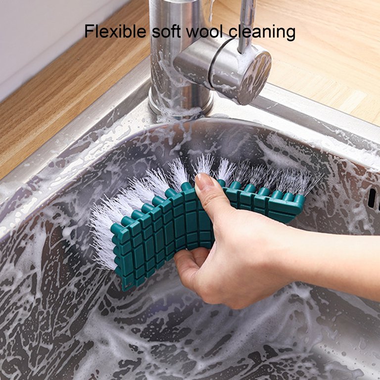 FaLX Cleaning Brush Bendable Wide Application Plastic Flexible Tile Stain  Scrubber Household Supplies