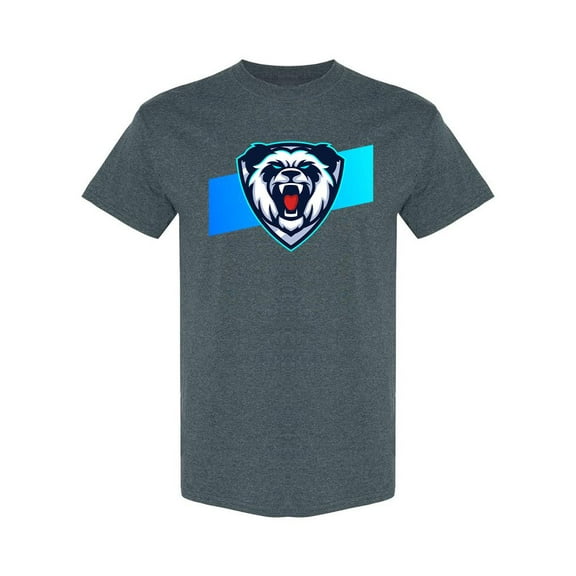 Mad Panda Mascot Esport Design T-Shirt Men -Image by Shutterstock, Male Small