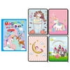 Reusable Coloring Book Water Drawing Sensory Educational Montessori Toy (D)