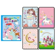 Reusable Coloring Book Water Drawing Sensory Educational Montessori Toy (D)