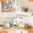 thumbnail image 2 of Lifewit Organizador de Armario Transparente Ajustable, Separador Pl&aacute;stico para Bolsos, Estante Extensible, Divisor de Estanter&iacute;a, Soporte Almacenamiento Dormitorio Armario, Pack, 2 of 8