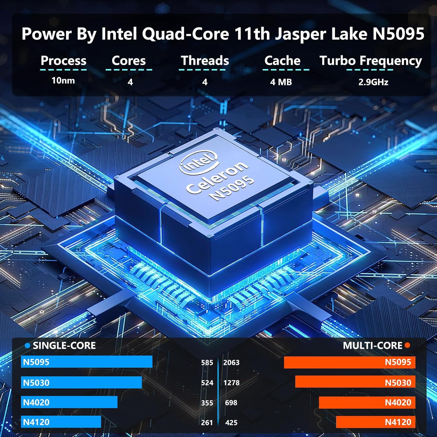 Chheart 14 Inch Gaming Laptop, Laptop Computer Windows 11 Pro, 16GB RAM 512GB SSD, Intel 11th Gen N5095 Processor(up to 2.9 GHz), FHD 1920 x 1080, BT 4.2
