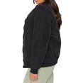 thumbnail image 5 of Blotona Women Cargo Zip Up Bomber Jacket Casual Solid Color Vintage Lightweight Long Sleeve Jacket Fall Outwear Streetwear, 5 of 8