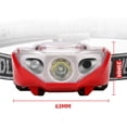 thumbnail image 5 of cámping Linterna frontal XPE LED Inducción de onda 500lm Impermeable Camping Rojo Barbie Nuevos Originales, 5 of 5
