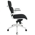 thumbnail image 2 of Hawthorne Collection Faux Leather Swivel Office Chair in Black, 2 of 4