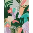 thumbnail image 2 of Vess, June Erica 19x24 Gold Ornate Wood Framed with Double Matting Museum Art Print Titled - Jungle Jigsaw I, 2 of 4