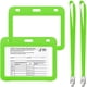 thumbnail image 1 of Protectores De Tarjetas De Vacunación Portatarjetas De Identificación Transparentes Con Cordones Para Profesores Estudiantes Enfermeras 2 Uds Serendint EL017151-06, 1 of 5