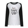 thumbnail image 4 of EGNMCR Chemise Imprimée de Pâques T-Shirts Graphiques pour Femmes Chemises Mode de Pâques Chandails Décontractés à Manches Longues Imprimés pour Femmes Hauts T-Shirts pour Femmes, 4 of 9