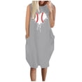 thumbnail image 1 of Birdeem la Mode Robe d'Été pour Femmes Grande Taille Décontractée Ample avec Poches Aguichant Imprimée, 1 of 1