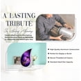 thumbnail image 6 of Purple Design Pattern Tiny Urn For Ashes Adult Mom And Dad - Large Cremation Urns For Human Ashes Adult Men - Miniature Urns - Decorative Memorial Gifts Ash Urn 10Inch And 3Inch 2 Keepsake, 6 of 7
