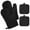 Black, variant on DreamyJuly Silicone Pot Holders and 0ven Mitts Set, Heat Resistant Non-Slip Gloves for Baking and Cooking - Black 4 Piece Kitchen Set