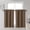 Brown, variant on Short Curtains 30 Inch Length, Light Filtering Small Kitchen Window Curtains Tiers Over Sink, Half Window Treatments for Bathroom Basement Rod Pocket, 2 PCS, Each 30" Wx30 L, Aqua
