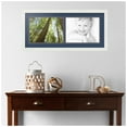thumbnail image 2 of ArtToFrames Collage Photo Picture Frame with 2 - 9x12 Openings, Framed in White with Midnight Blue and Black Mats (CDM-3966-53), 2 of 8