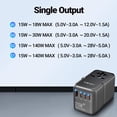 thumbnail image 4 of Adaptador de viaje MINIX TP170 170 W GaN III con 3 USB-C y 1 USB-A, 4 of 6