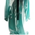 thumbnail image 3 of womens short kimono solid satin lounge robe, bride & bridesmaid robes - lightweight bathrobes, 3 of 7