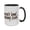 Black, variant on "JUST ONE MORE CUP" 15oz Coffee-Themed Ceramic Mug - Double-Sided & Durable Drinkware for Coffee Lovers