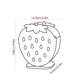 thumbnail image 5 of Kearding Worallymy, jaula para palillos de fresa, caja de drenaje de plástico, soporte para cuchara, tenedor, organizador de utensilios para el Organizadores de utensilios de cocina beis blanco, 5 of 6
