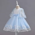 thumbnail image 7 of Summer Savings Clearance! Edvintorg Kids Dress Party Baby Girls Children's Sleeveless Embroidery Mesh Gauze Dresses Princess Dress For Girls 3-12 Years, 7 of 7