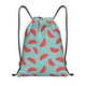 thumbnail image 1 of Fotbe Watermelon Bolsa Mochila con Cordón Estampada, Bolsa de Gimnasio Deportiva, Bolsa Cinch, Bolsa con Cordón para Hombres y Mujeres-Small, 1 of 6