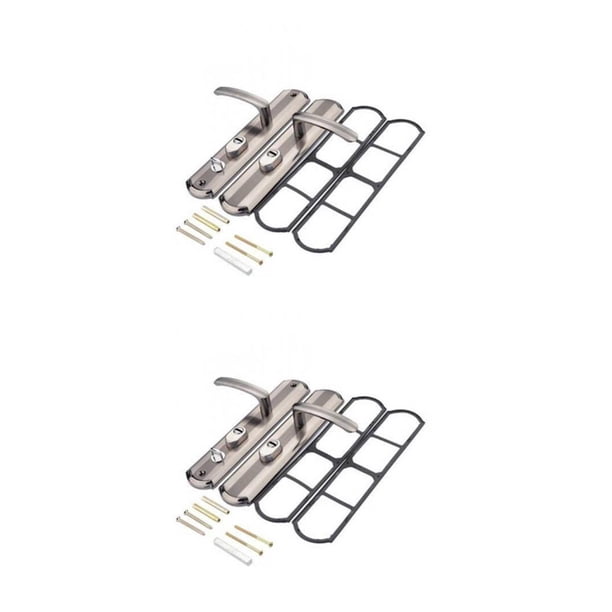 Kenally 1 par de manijas de puerta de seguridad, palanca de entrada, Panel Interior Exterior para el hogar, accesorio Universal para sala de 2Conjunto