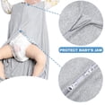 thumbnail image 5 of Baby Sleep Sack, 0-24 Months 100% Rayon Cotton Baby Sleeping Bag 2-Way Zipper Toddler Wearable Blankets,Comfy Stretchy Thin Sleep Sacks, TOG 0.5, 5 of 7
