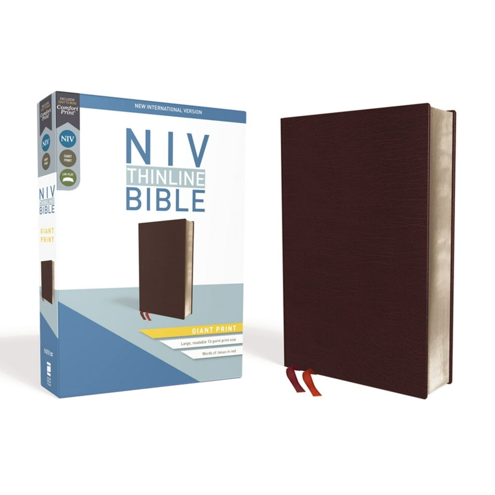 niv-thinline-bible-giant-print-bonded-leather-burgundy-red-letter-edition-hardcover
