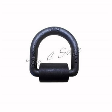 Tie 4 Safe  0.75 in. Weld On Lashing D-Ring with Cap - 2 Piece