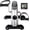 Silver, variant on Mini Exercise , Under Desk Pedal Exerciser Foot Cycle Arm & Pedal Exerciser with LCD Screen Displays