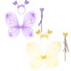 thumbnail image 1 of Varita y diadema de mariposa con ala de mariposa de hadas para niñas, vestido de princesa para niñas pequeñas, 1 of 5