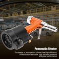 thumbnail image 2 of Garosa Industrial Light Weight Hydraulic Type Air Riveter Pneumatic Nail Gun Riveting Tool, Riveting Tool, Air Riveter, 2 of 5