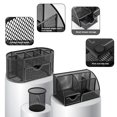 thumbnail image 3 of Set organizador y accesorios de escritorio Froidesente negro 17 en 1, 3 of 9