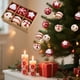 thumbnail image 5 of 6PCS Christmas Ornaments DIY Kit 5CM Festive Tree Decorations With Snowflake And Holiday Patterns Handmade Xmas Crafts Balls Hanging Decor, 5 of 6