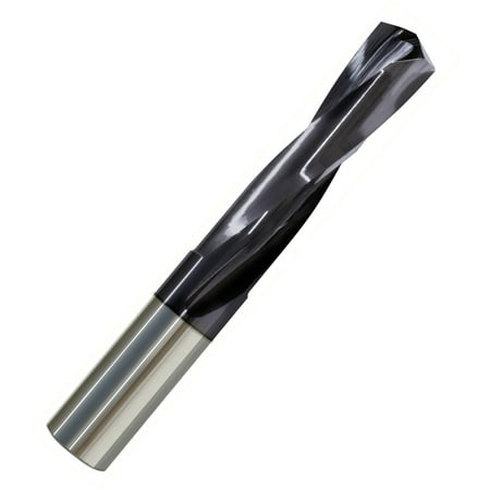 

#4 (.2090 ) Screw Machine Stub Length Carbide Drill 135° Split Point AlTiN Coated 1.250 Flute 2-3/8 OAL