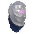 thumbnail image 1 of Babero para casco de soldar dividido con sello de ajuste a presión, 1 of 6
