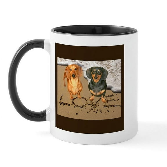 CafePress - Love Mug - 11 oz Ceramic Mug - Novelty Coffee Tea Cup