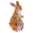 thumbnail image 1 of Estatua De Conejo De Resina Hecha A Mano, Figurita De Jardín Para El Hogar, Adornos, Modelo Animal, 1 of 7