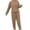 C-Coffee358, variant on DHFJKG Pajamas For Women Set Flannel Jacquard Solid Color Loungewear Long Sleeve Top Ankle-Tied Bottoms 2 Piece Sleepwear Comfort Homewear