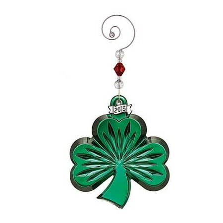 - Waterford Green Shamrock Ornament